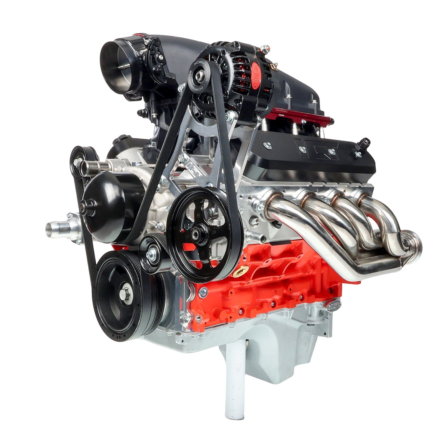 LS Corvette - High Mount Alternator / Power Steering Pump Bracket Kit LS1 - ICT Billet 551362-1