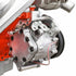 LS Corvette - Low Mount 4-Rib A/C Compressor Bracket Sanden 7176 - ICT Billet 551137-LS74-1