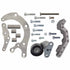 LS Corvette - Low Mount 4-Rib A/C Compressor Bracket Sanden 7176 - ICT Billet 551137-LS74-1