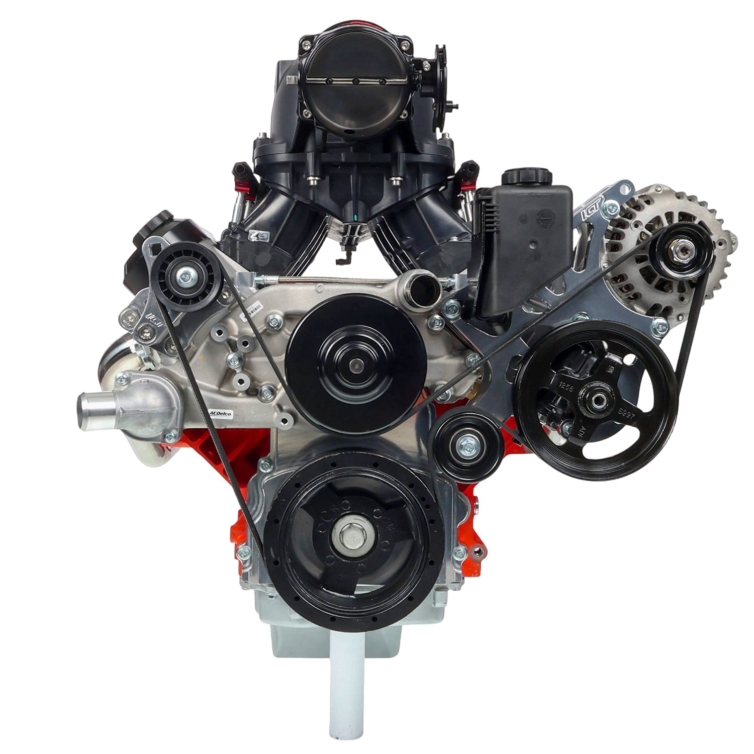 LS Corvette Manual Belt Tensioner - Heavy Duty - ICT Billet 551617HD-1