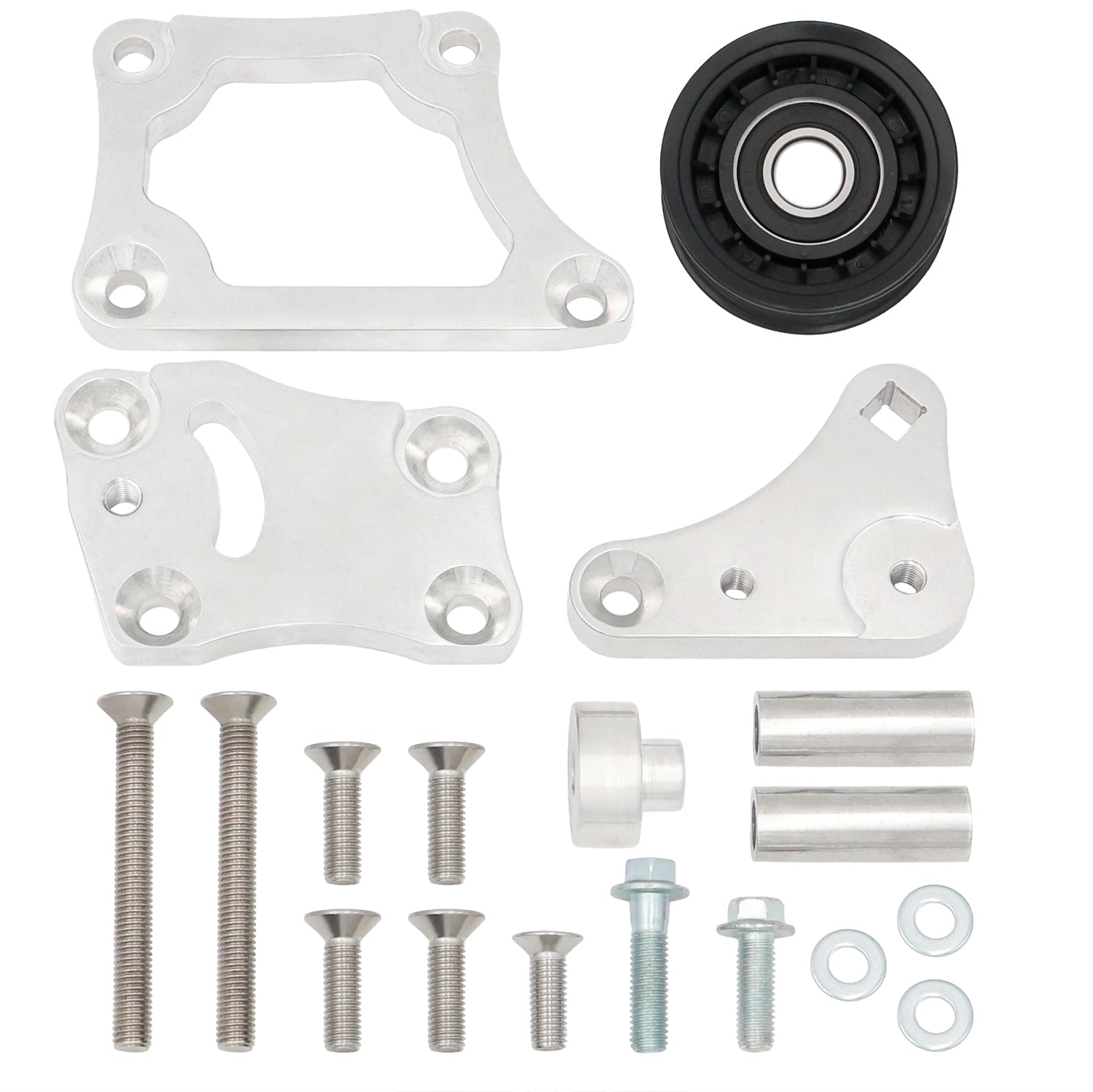 LS Corvette Manual Belt Tensioner - Heavy Duty - ICT Billet 551617HD-1