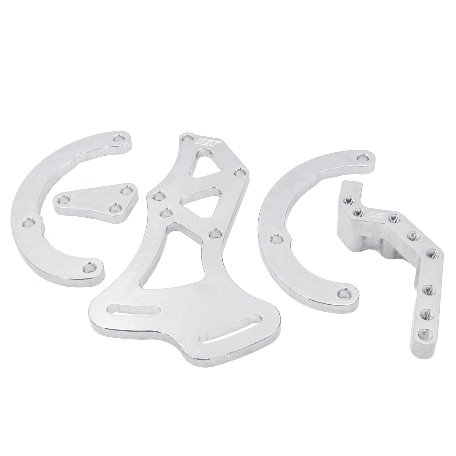 LS Corvette Reverse Mount Ultra Low Mount Alternator Bracket - ICT Billet BKT-LS006-1