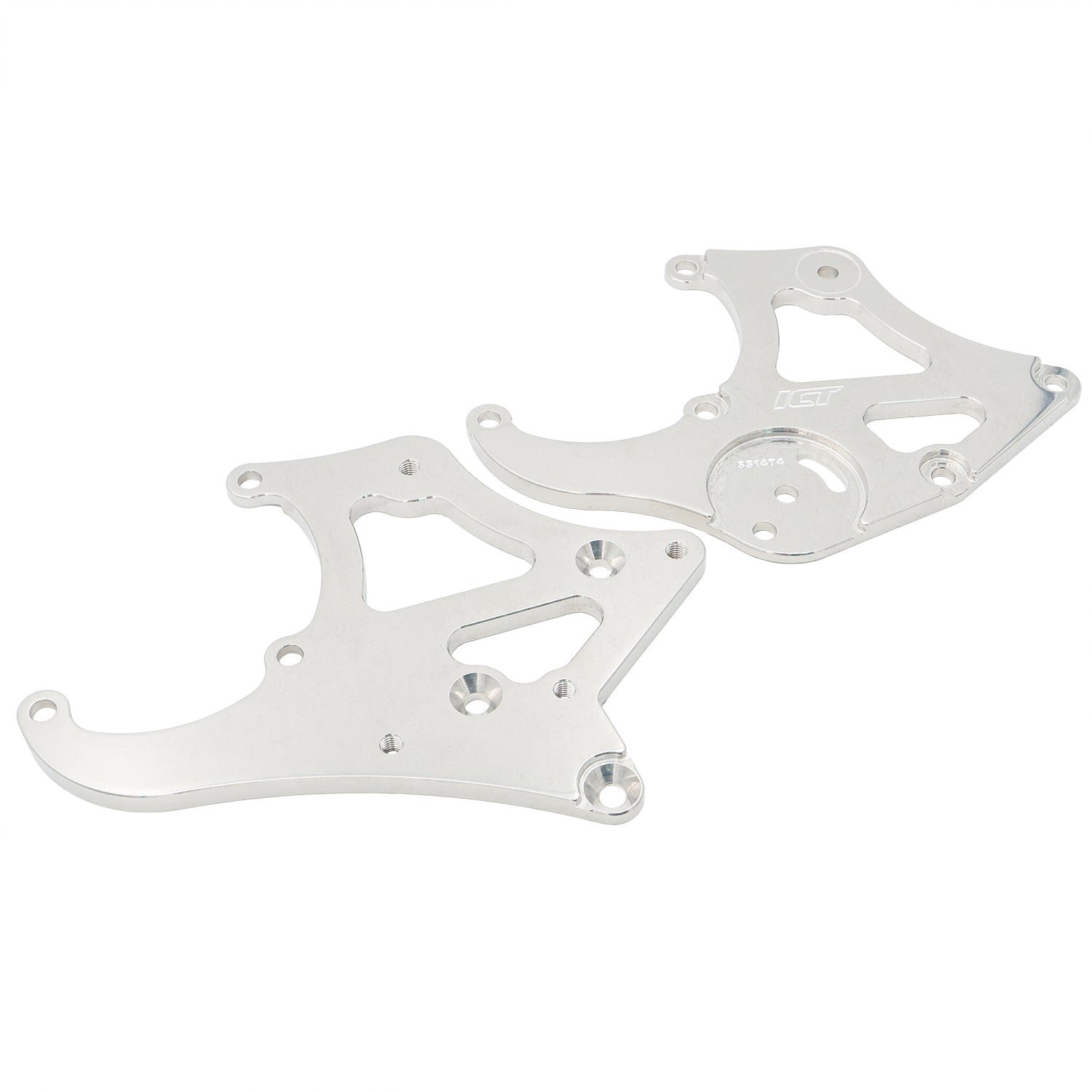 LS Corvette - Sanden 508 A/C Air Conditioner Compressor Bracket Kit LS AC GTO - ICT Billet 551474-1