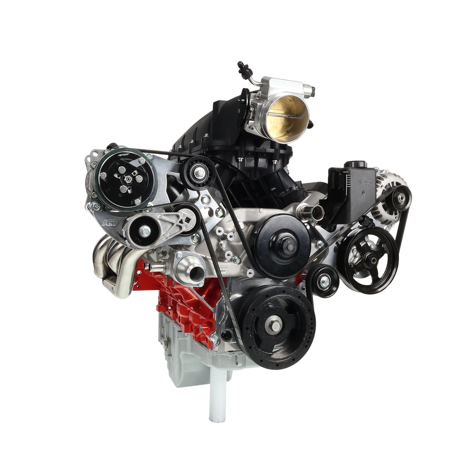 LS Corvette Sanden 508/709 A/C Air Conditioner Compressor Bracket - ICT Billet 551972 - 508 - 1