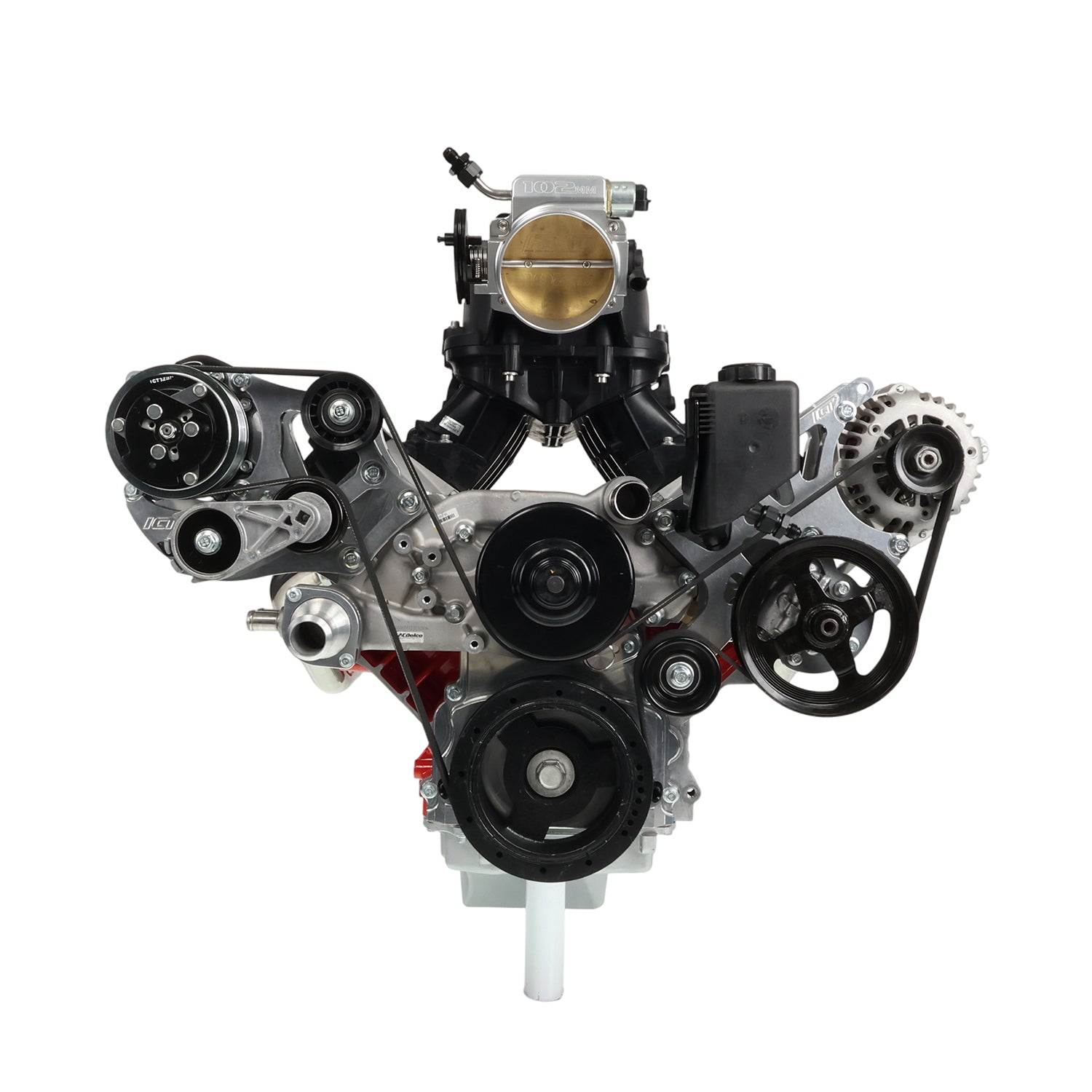 LS Corvette Sanden 508/709 A/C Air Conditioner Compressor Bracket - ICT Billet 551972 - 508 - 1