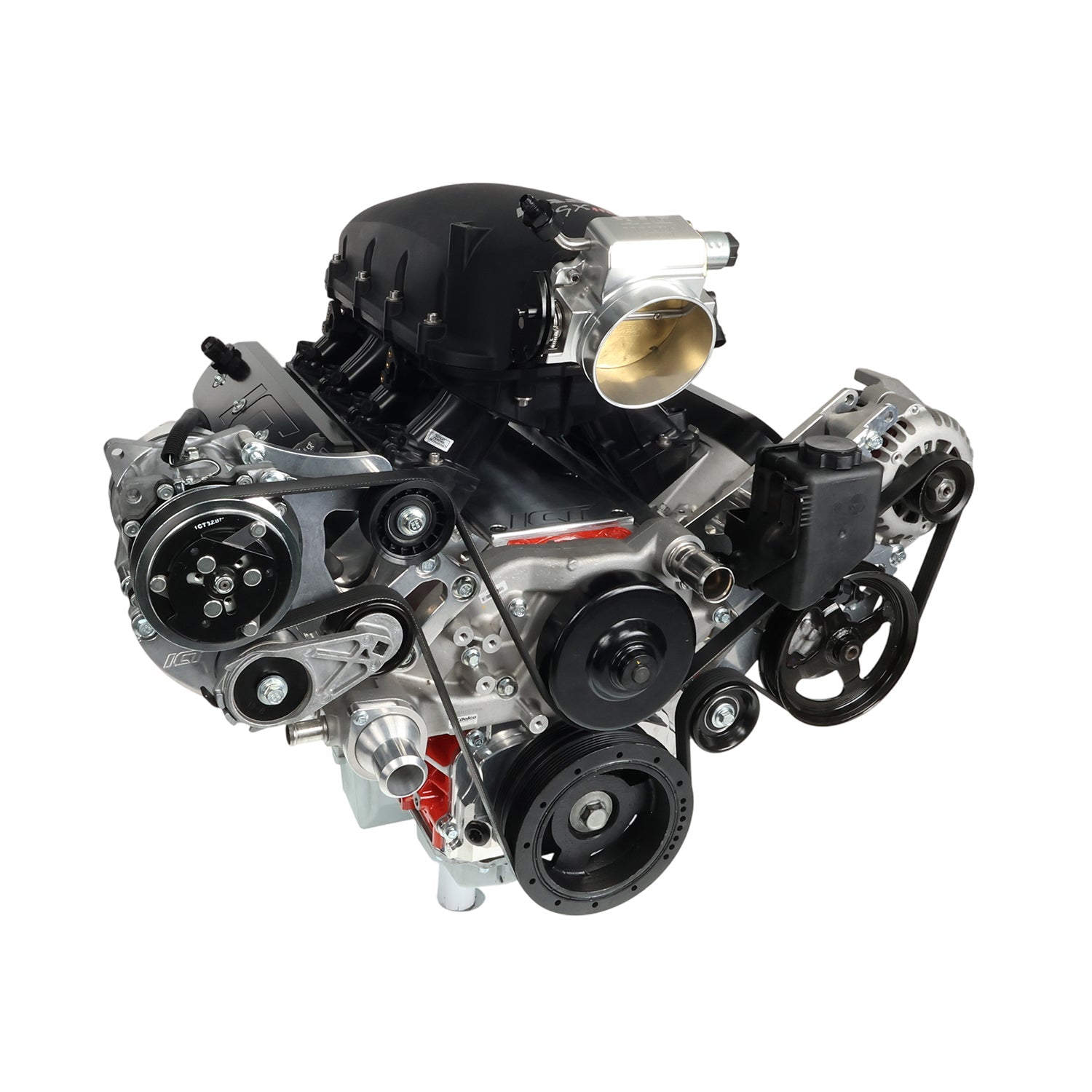 LS Corvette Sanden 508/709 A/C Air Conditioner Compressor Bracket - ICT Billet 551972 - 508 - 1