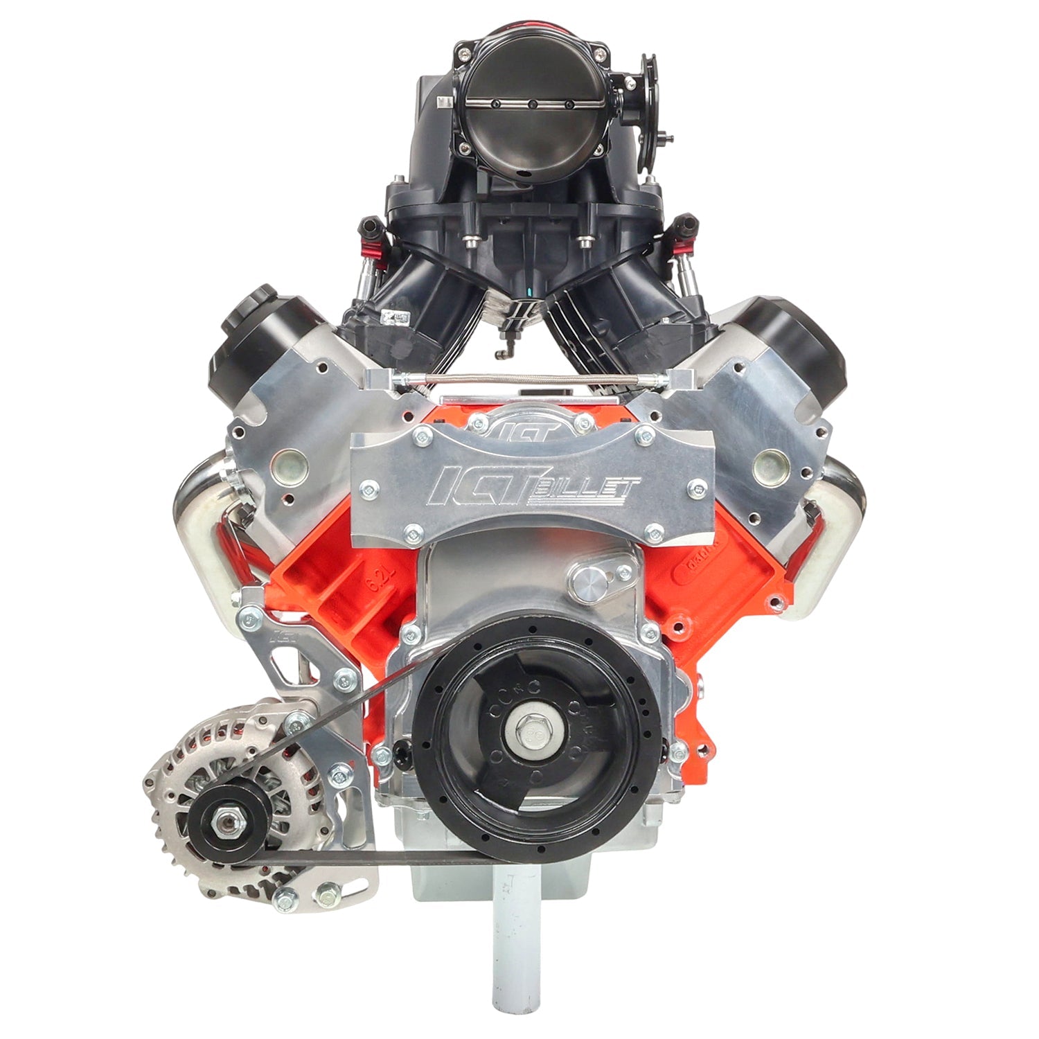 LS Corvette Ultra Low Mount Alternator Bracket - ICT Billet BKT-LS005-1