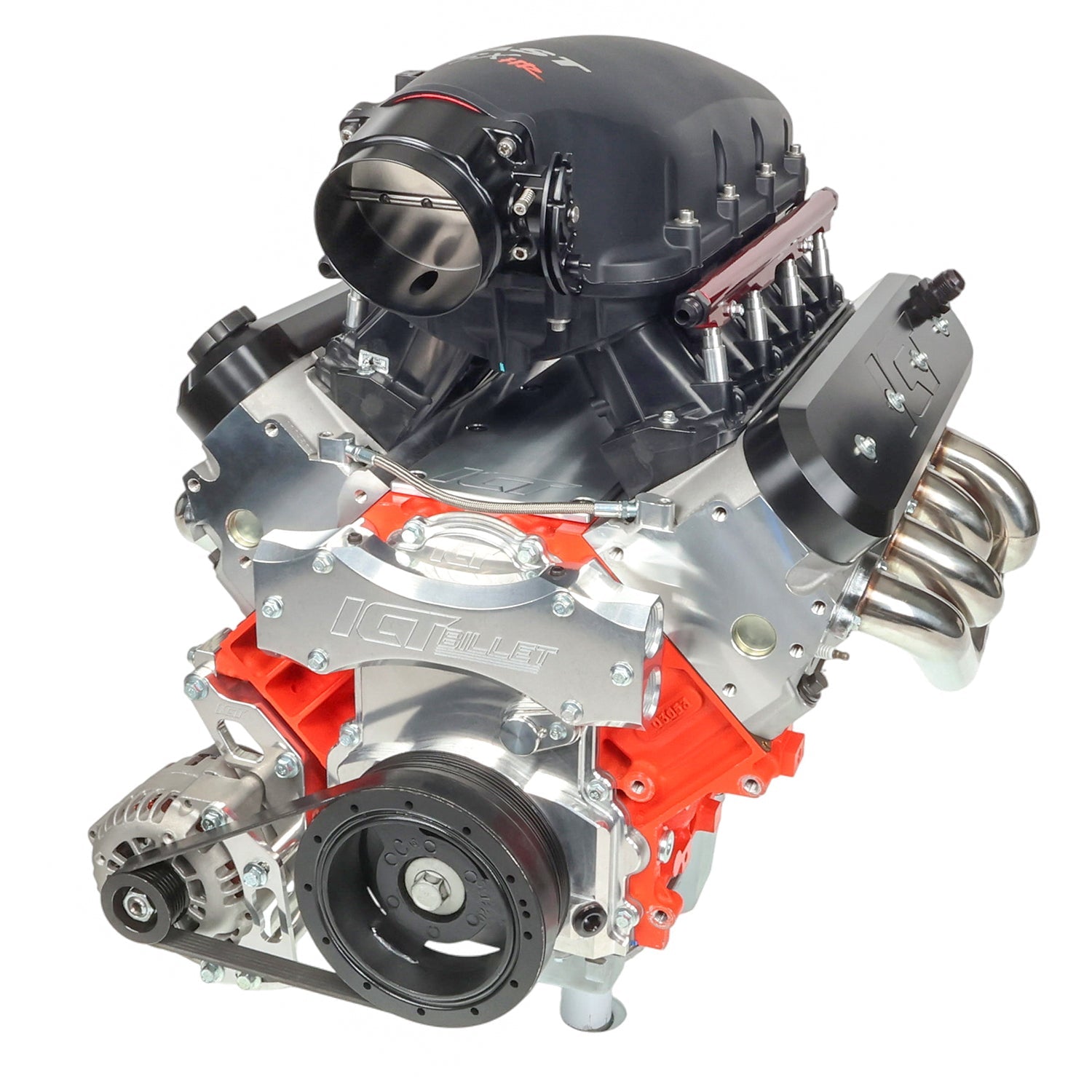 LS Corvette Ultra Low Mount Alternator Bracket - ICT Billet BKT-LS005-1