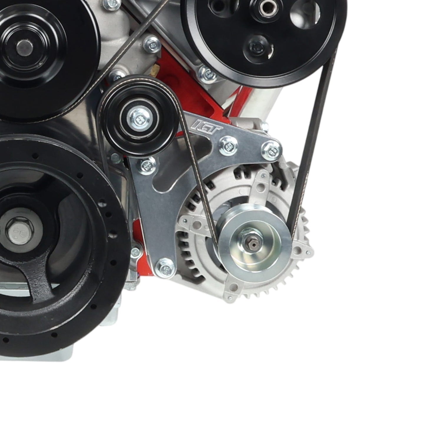 LS CTS - V Low Mount Alternator Bracket - ICT Billet BKT-LS007-1