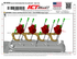 LS D581 Square Coil Brackets Set (D514A & D510C coils require spacer kit) - ICT Billet 551654