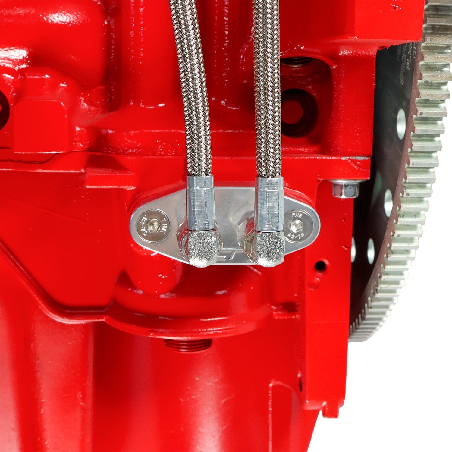 LS Dual 1/8"npt Oil Feed Plate LS1 - ICT Billet 551666