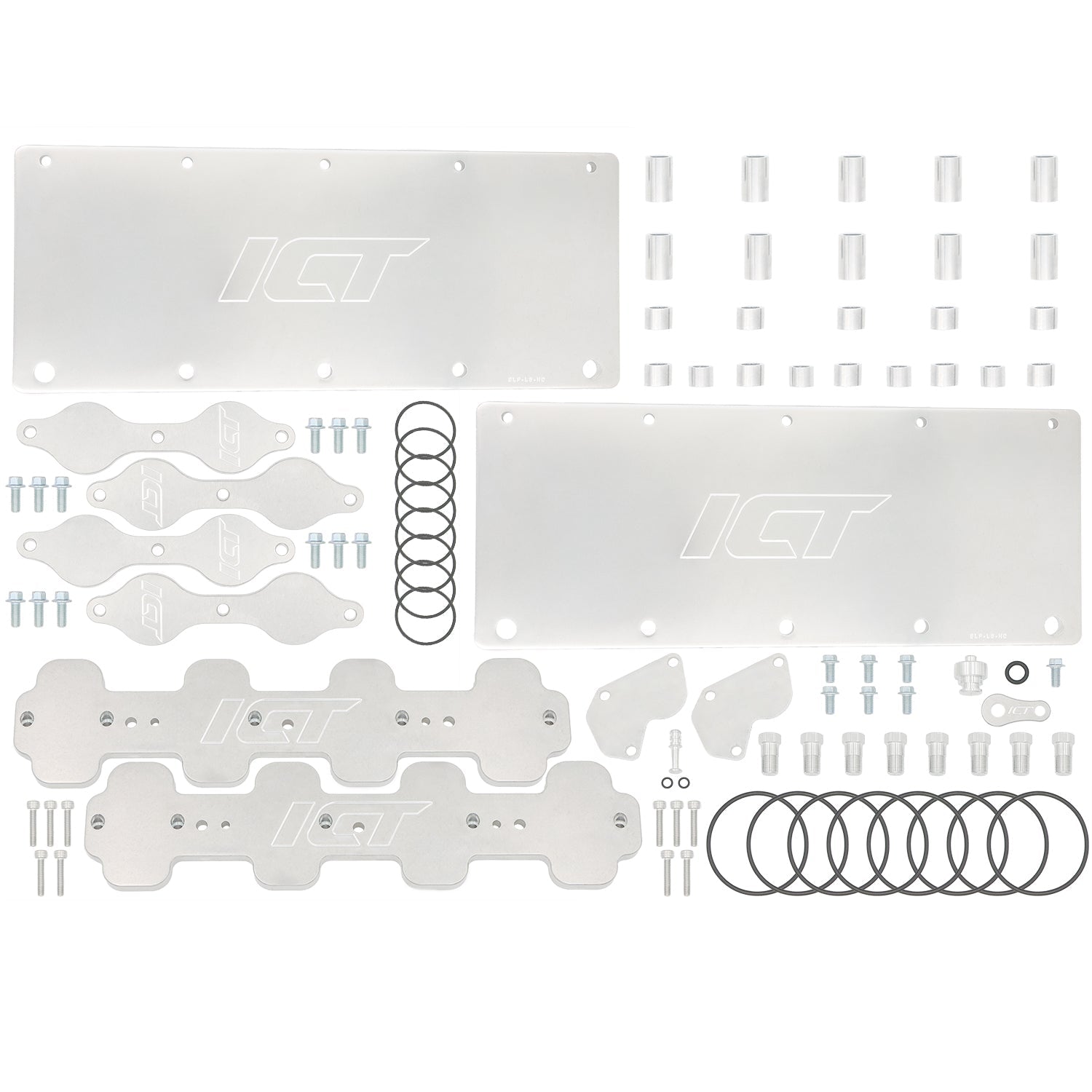 LS Engine Block Off Kit for Painting - ICT Billet BLP - LS - KIT