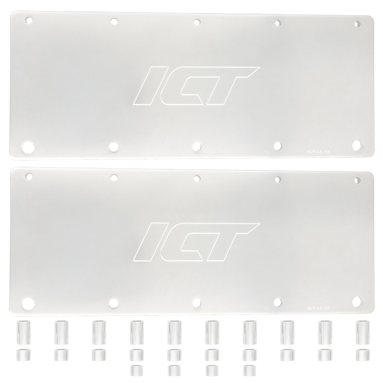 LS Engine / Cylinder Head Block Off Plate - ICT Billet BLP - LS - HD