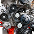 LS Engine to Escalade V 10 Rib Idler and Belt Tensioner Brackets Kit - ICT Billet 551189-LS-ESV-KIT