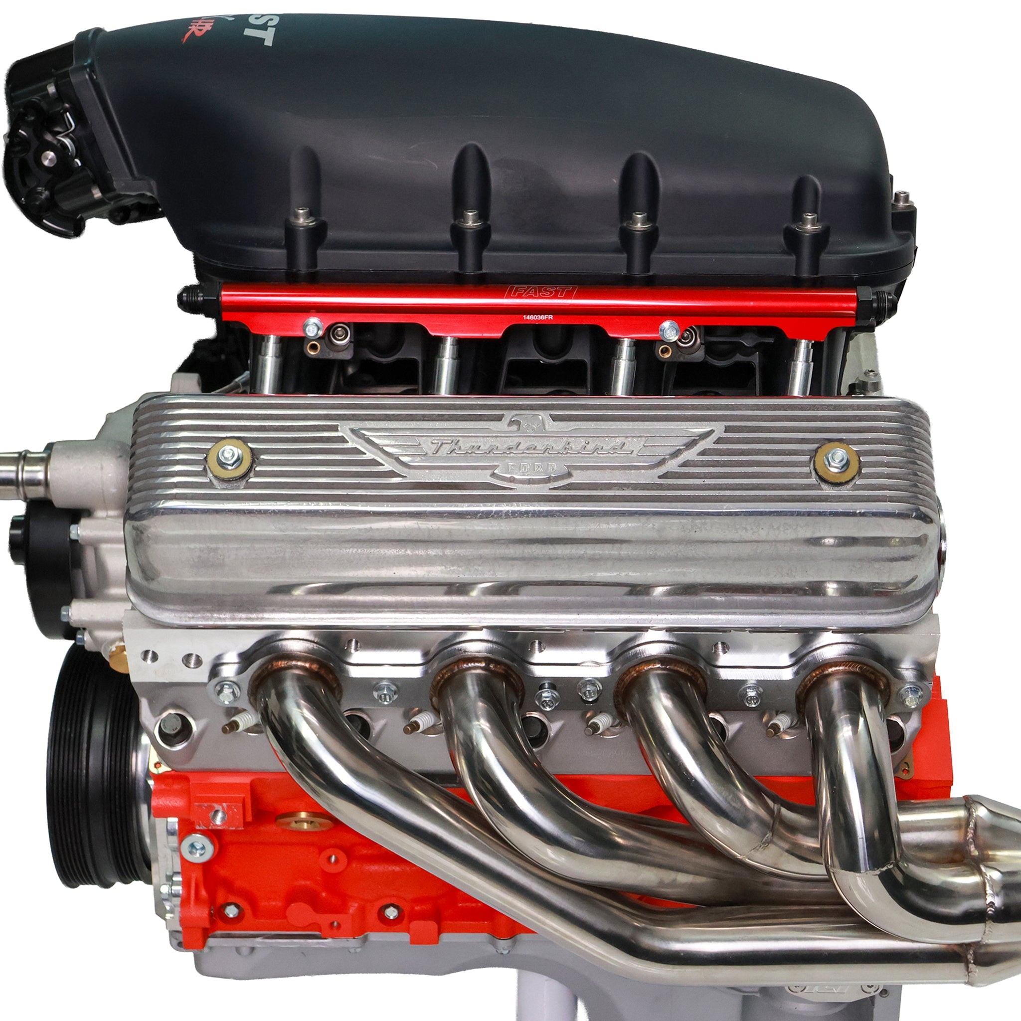 LS Engine to Ford Thunderbird Valve Cover Adapters - ICT Billet ADP-VLV-LS01