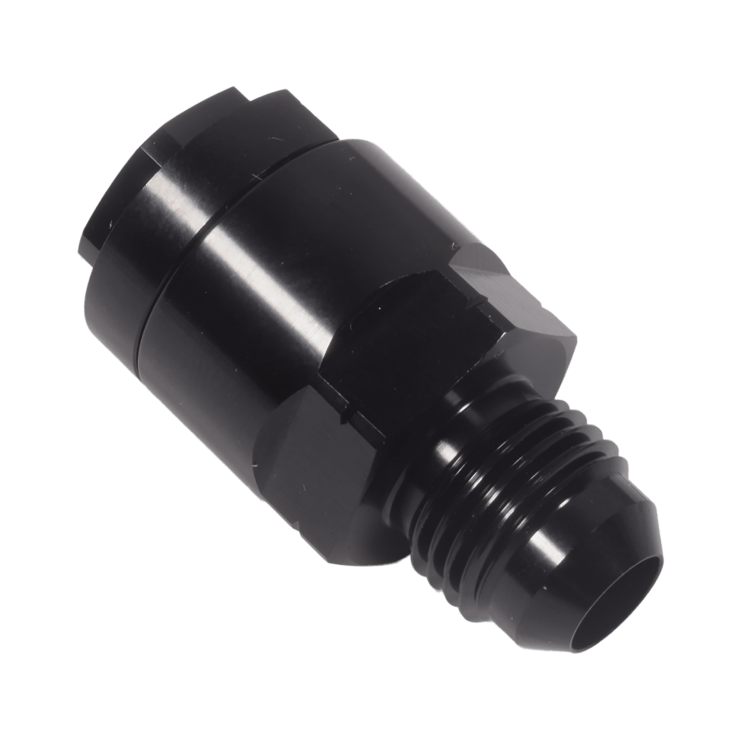 LS Fuel Rail Quick Connect Fitting - 6AN to 3/8" - ICT Billet PRM - AN809 - 02