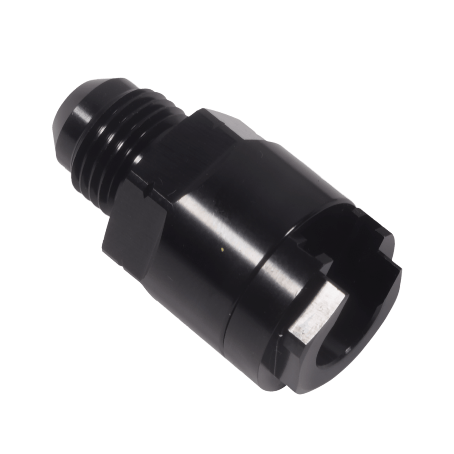 LS Fuel Rail Quick Connect Fitting - 6AN to 3/8" - ICT Billet PRM - AN809 - 02