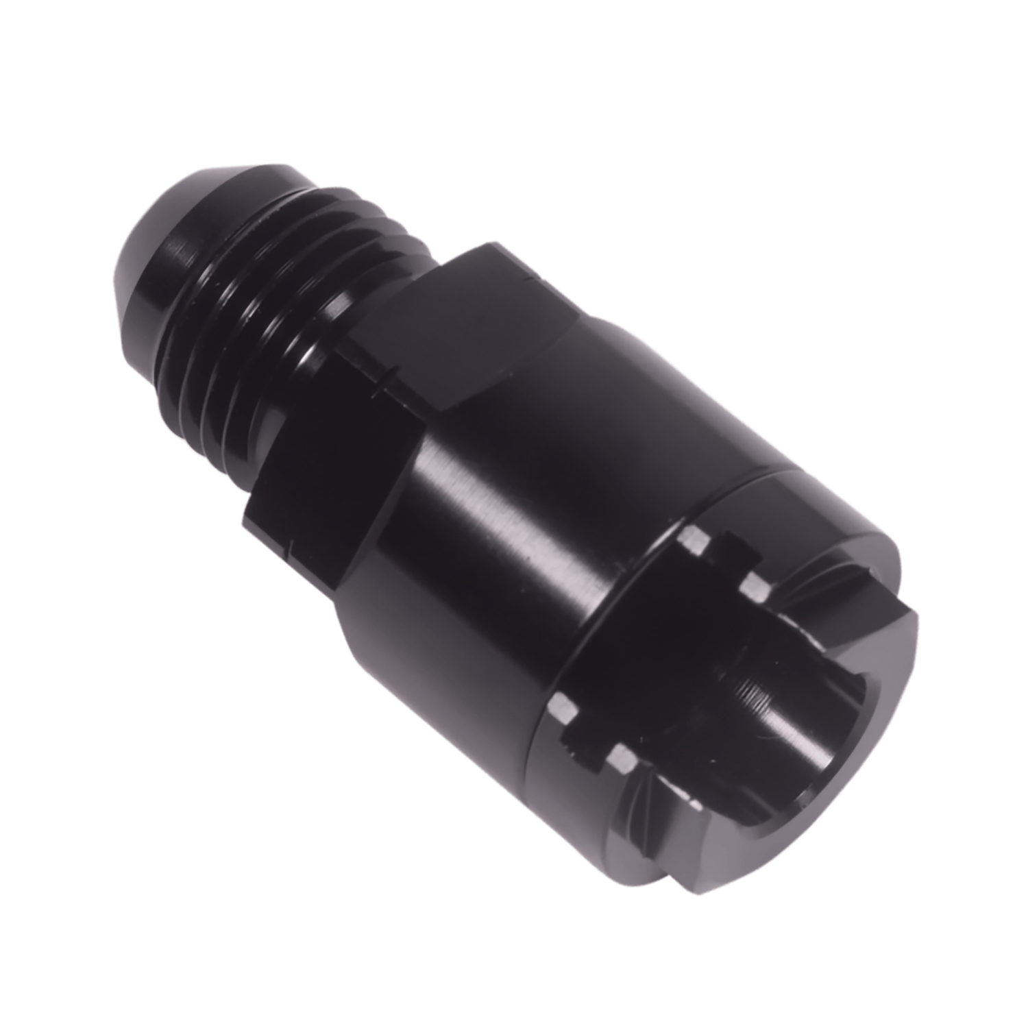 LS Fuel Rail Quick Connect Fitting - 6AN to 5/16" - ICT Billet PRM - AN809 - 01