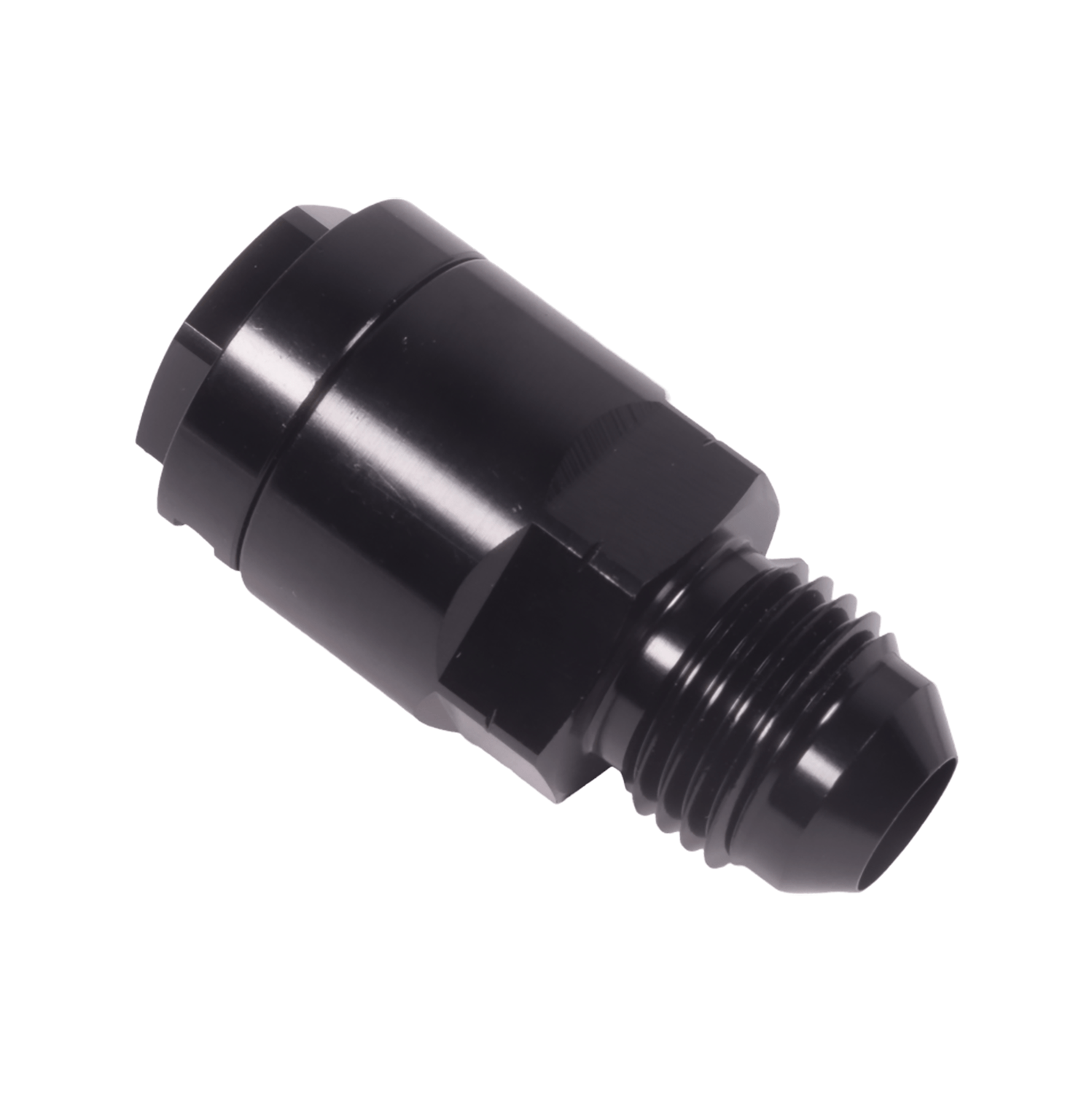 LS Fuel Rail Quick Connect Fitting - 6AN to 5/16" - ICT Billet PRM - AN809 - 01