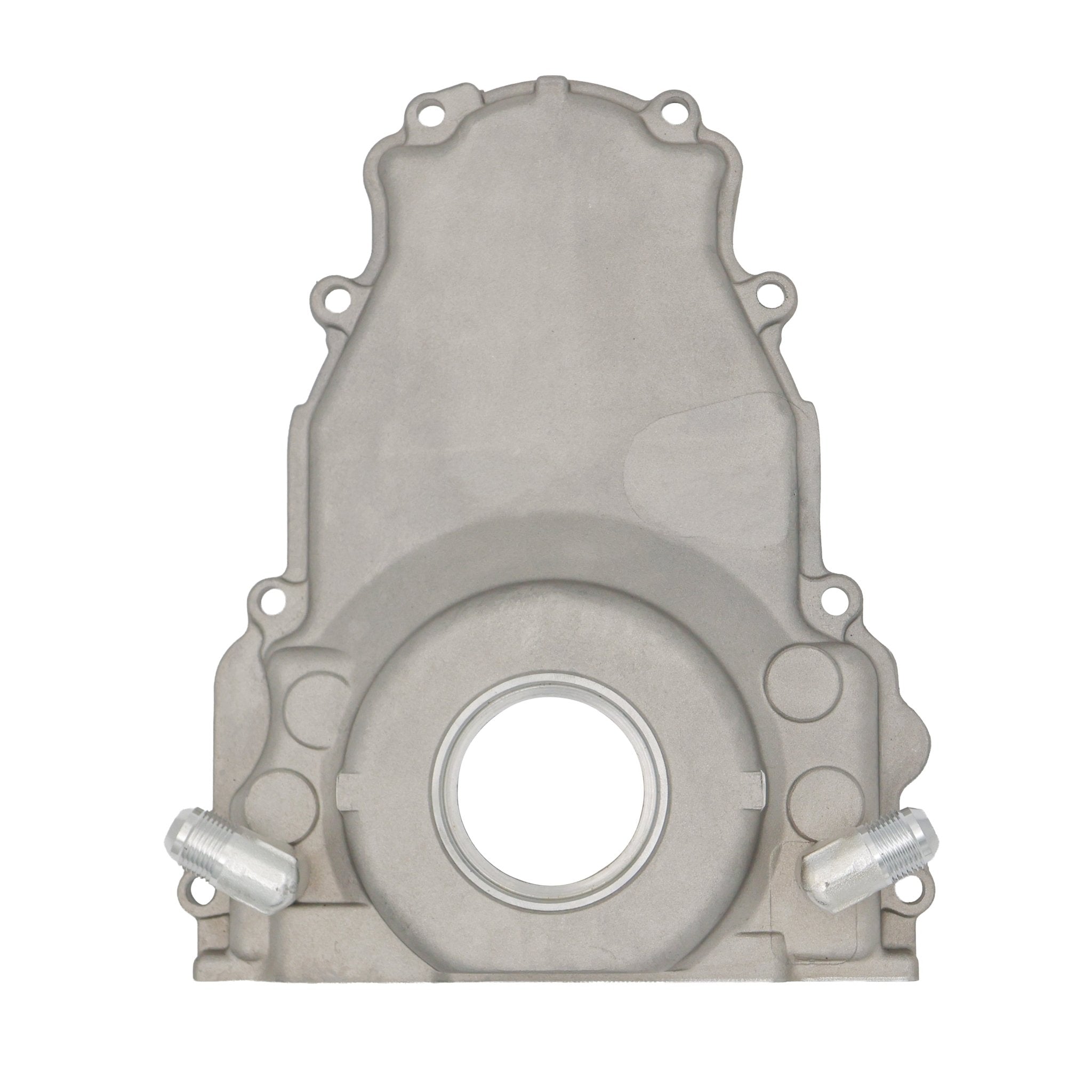 LS Gen 3 - Cast Timing Chain Cover w/ -10AN Ports - ICT Billet 551589