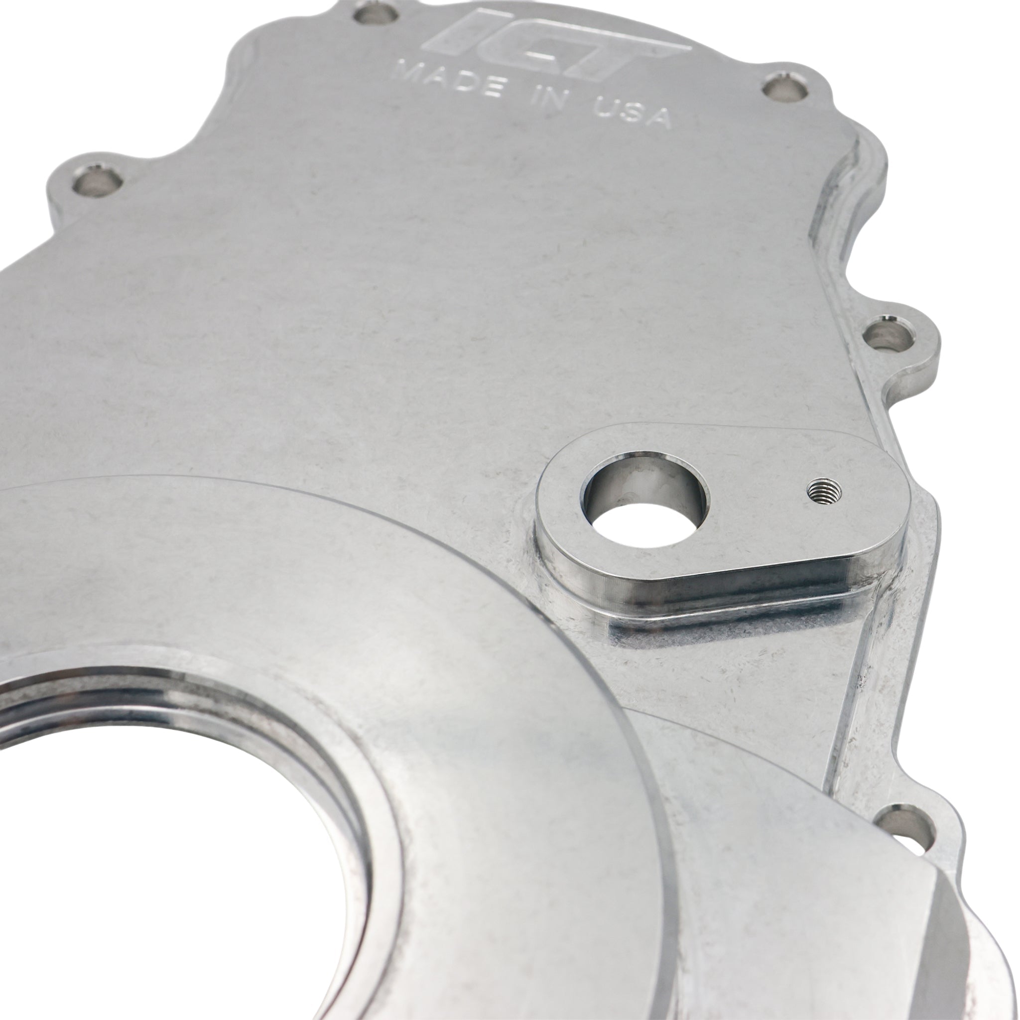 LS Gen 4 - Billet Timing Chain Cover -10AN ORB - ICT Billet 551595-LS01