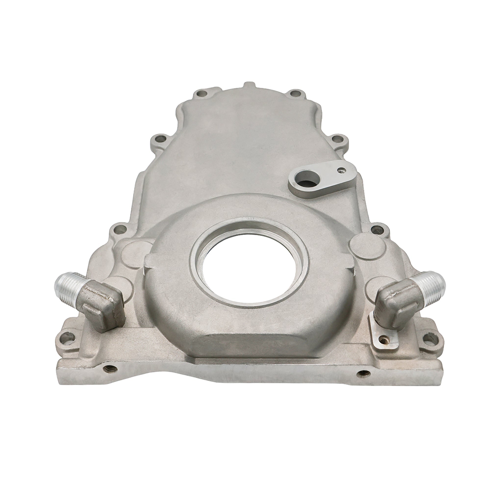 LS Gen 4 - Cast Timing Chain Cover w/ -10AN Ports - ICT Billet 551595
