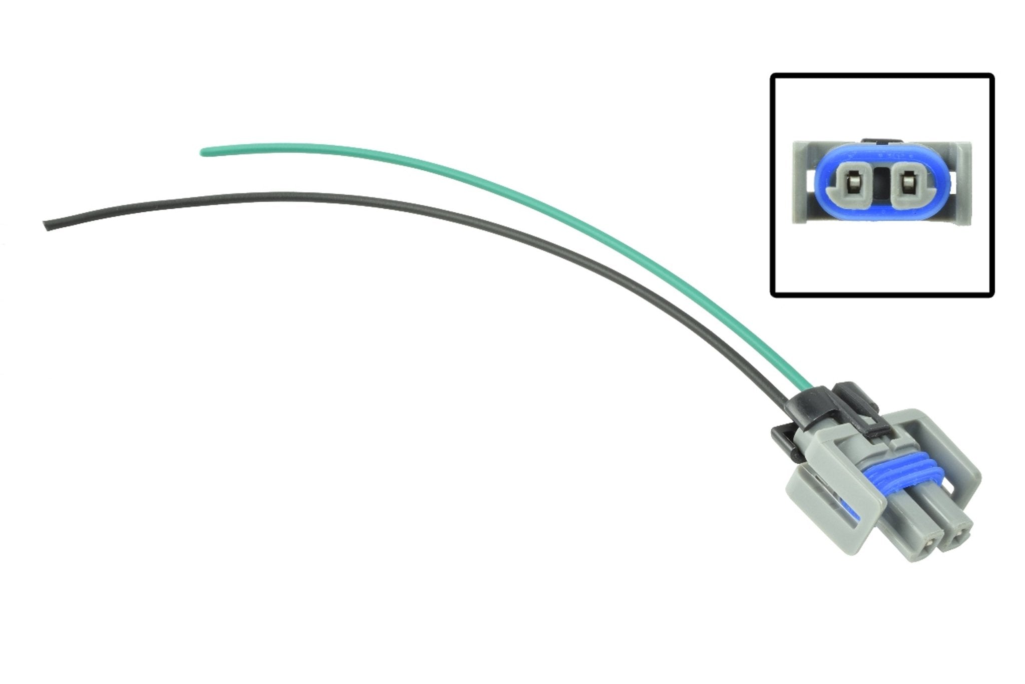 LS GM Vortec 2-Wire A/C Compressor R4 Female Connector Plug Pigtail ...