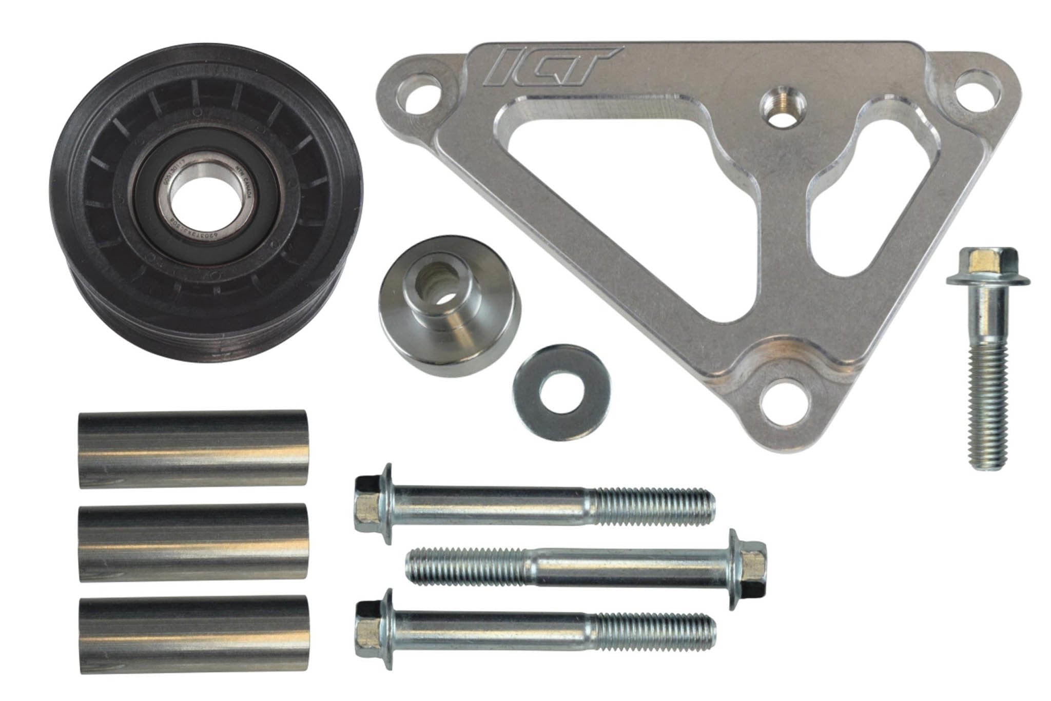 LS Idler Pulley Bracket - Corvette Spacing - ICT Billet 551776-1