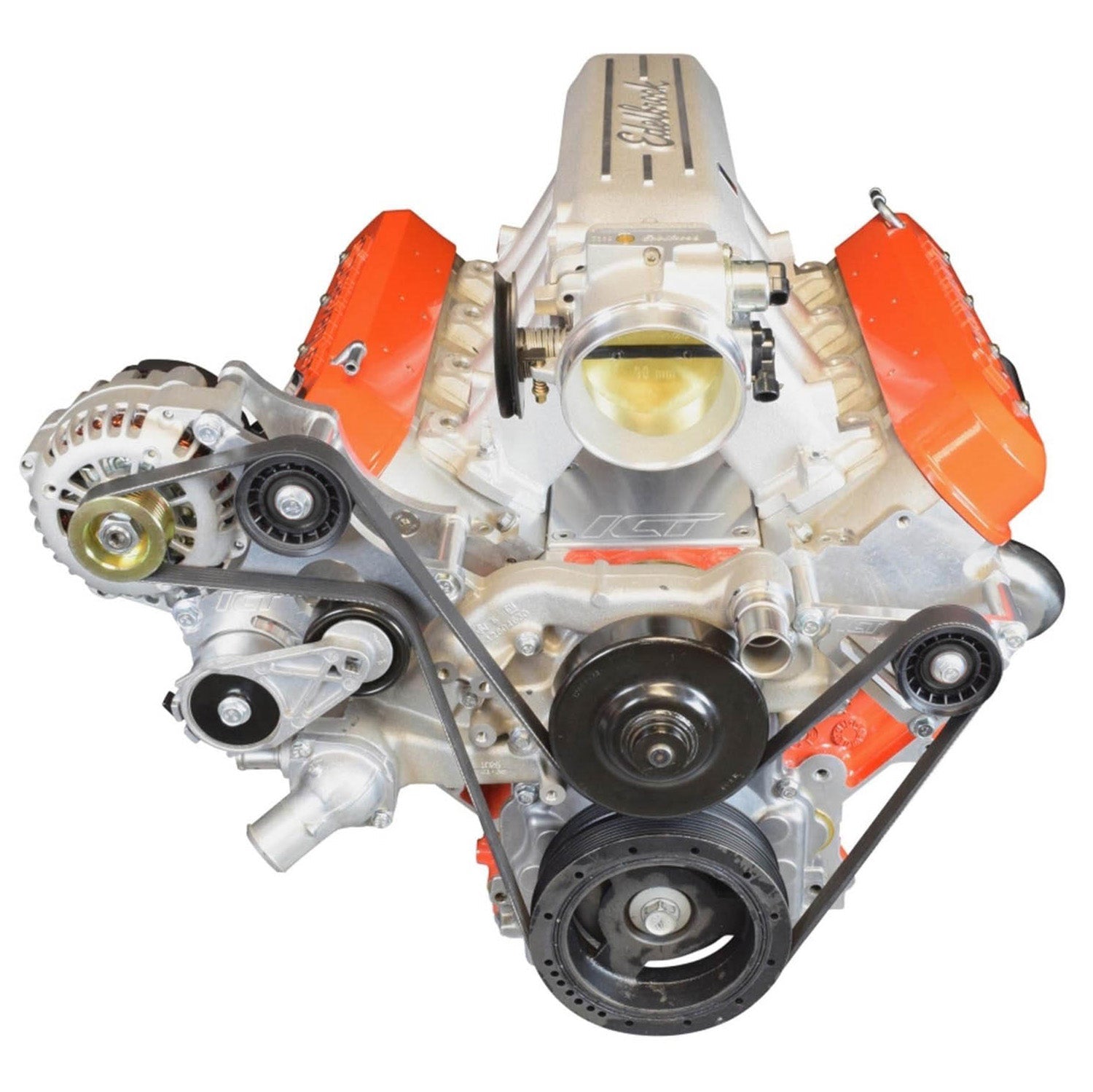 LS Idler Pulley Bracket for Power Steering Delete - Camaro Spacing - ICT Billet 551776-2