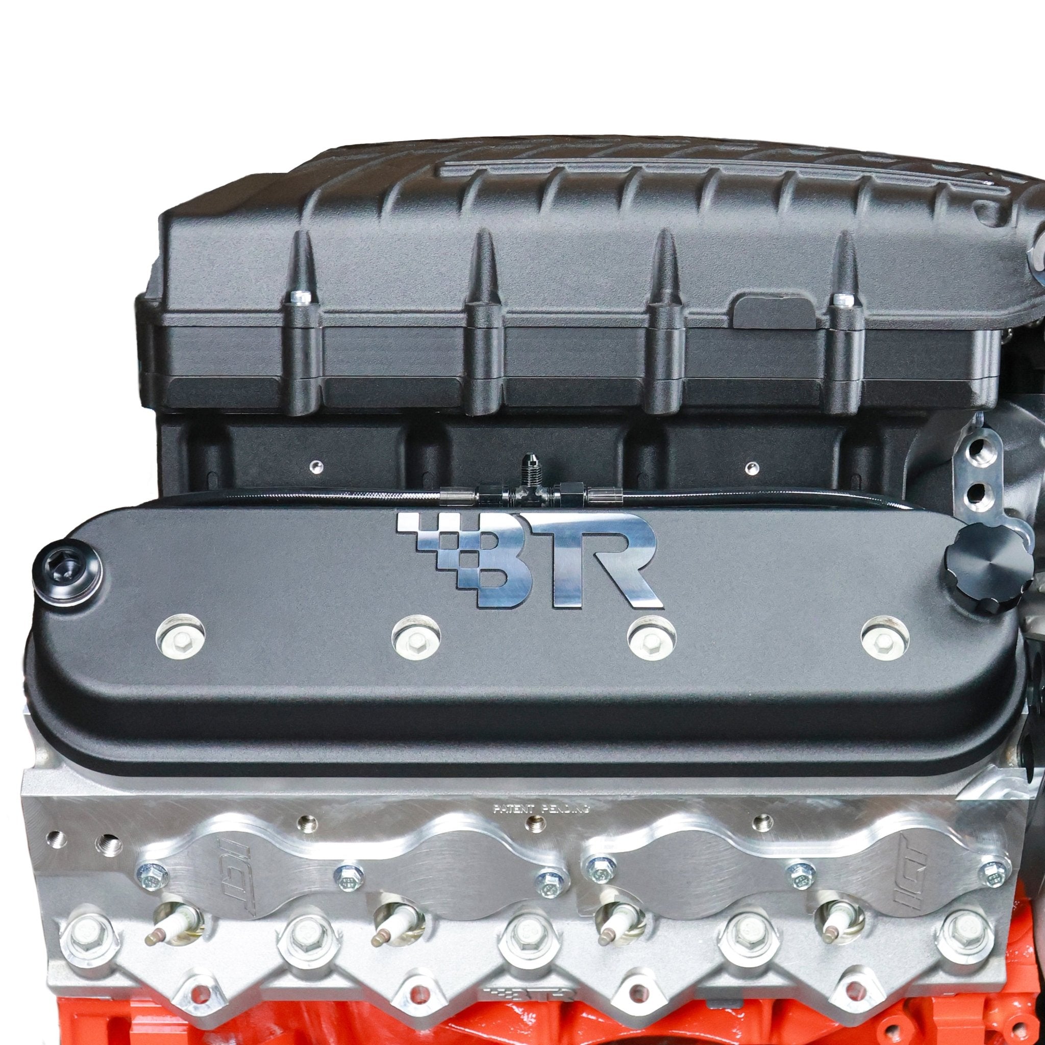 LS Low Profile Intake Cylinder Head Coolant Steam 4 Port Crossover Hose Kit - ICT Billet HS-LS01-4P