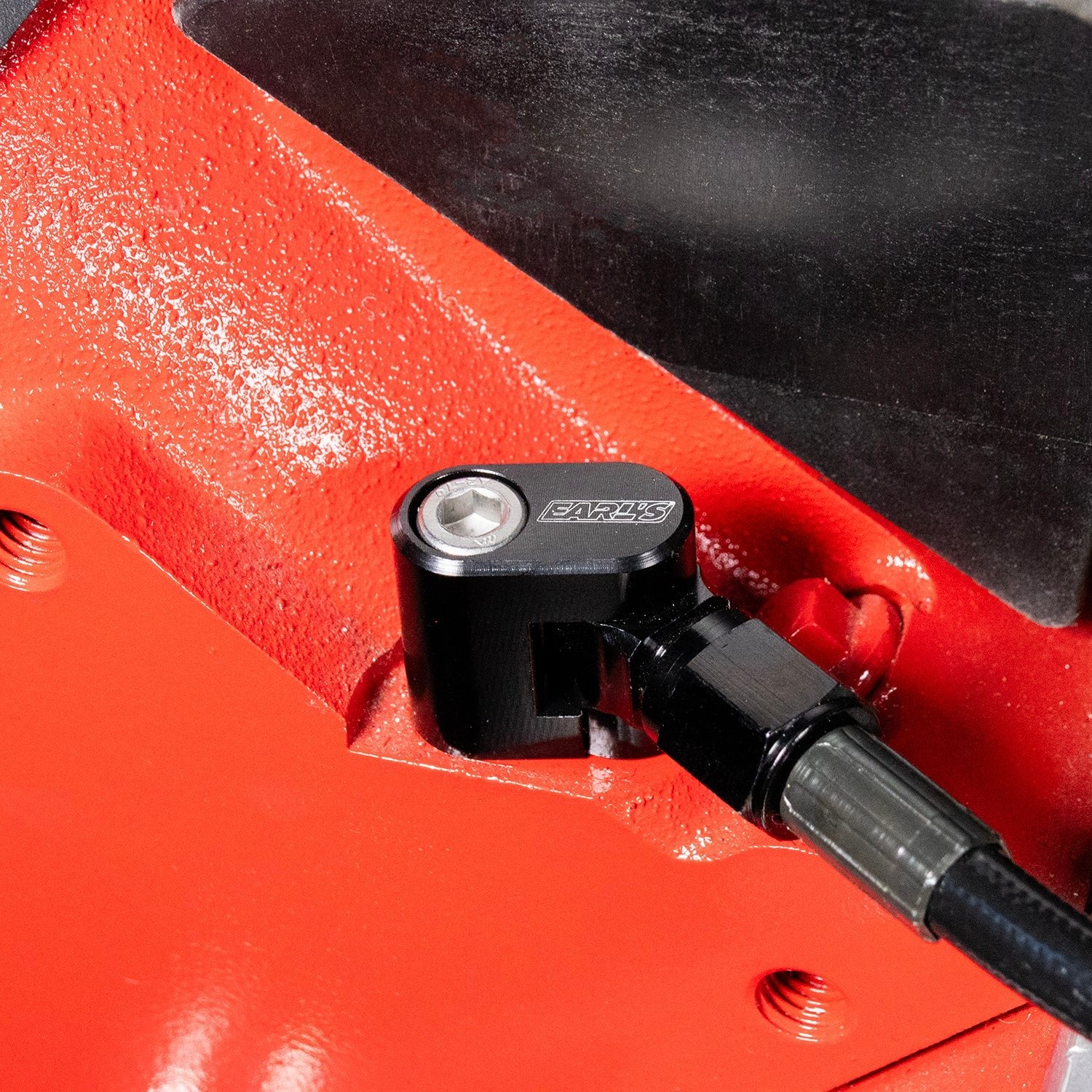 LS Low Profile Intake Cylinder Head Coolant Steam 4 Port Crossover Hose Kit - ICT Billet HS-LS01-4P