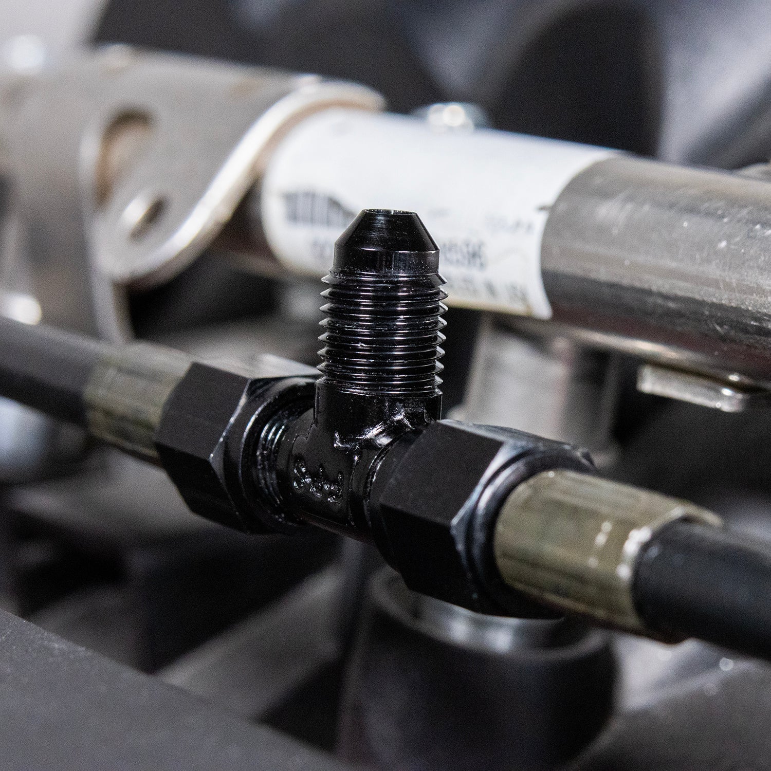 LS Low Profile Intake Cylinder Head Coolant Steam 4 Port Crossover Hose Kit - ICT Billet HS-LS01-4P