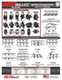 LS LT Spark Plug Wire Set - OE Length Spiral Core Straight Boot LS1 LT1 L83 LS3 - ICT Billet 551834-LS01