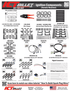 LS LT Spark Plug Wire Set - OE Length Spiral Core Straight Boot LS1 LT1 L83 LS3 - ICT Billet 551834-LS01