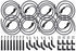 LS LT Swap Universal Spark Plug Wire Set Remote Coil Spiral Core Straight 90 135 - ICT Billet 551083