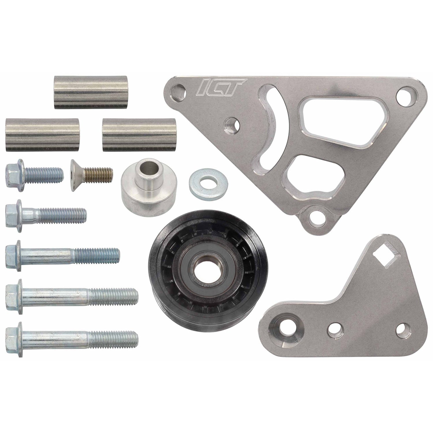 LS Manual Belt Tensioner - Corvette Spacing - ICT Billet 551596-1
