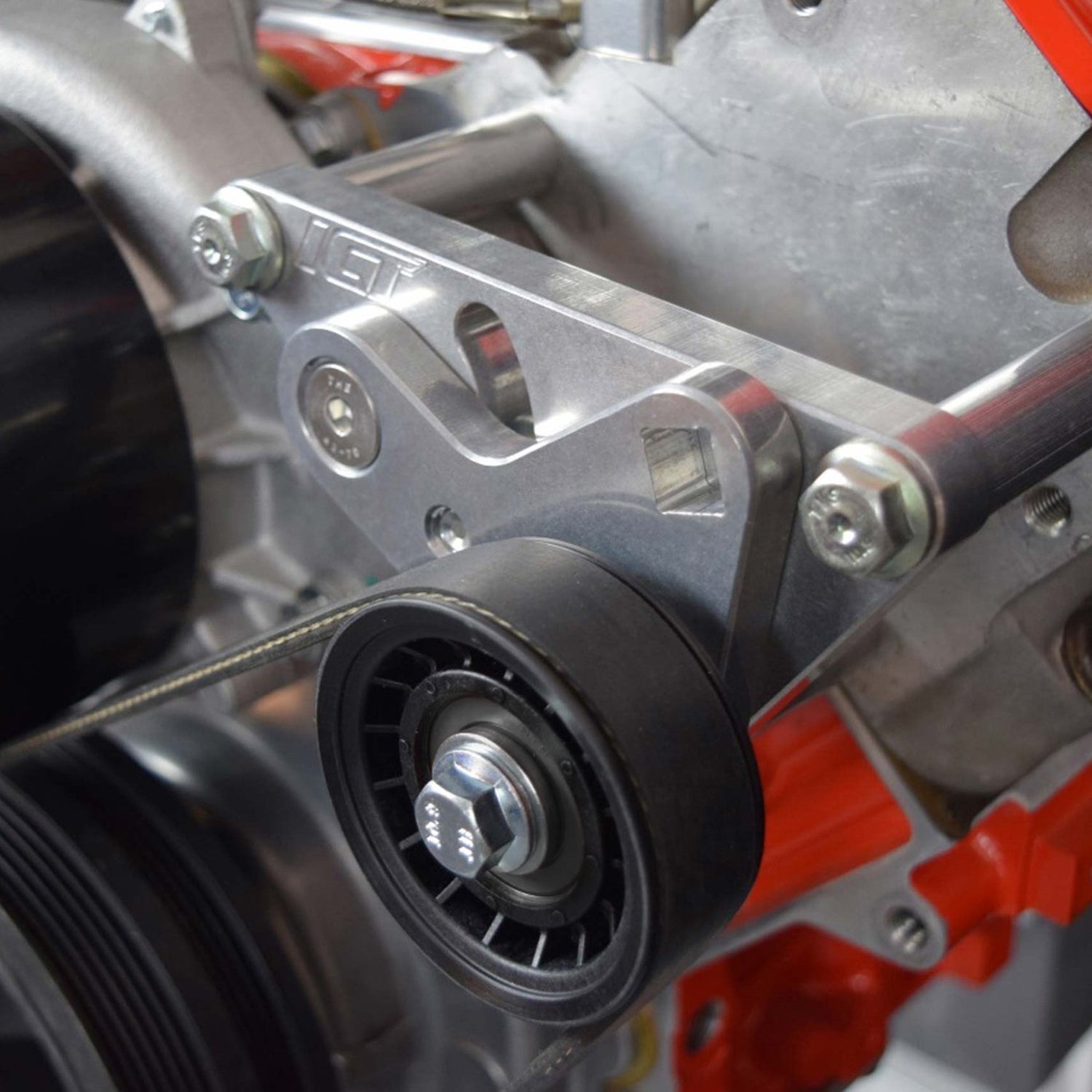 LS Manual Belt Tensioner - LS1 Camaro - ICT Billet 551596-2