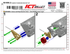 LS Manual Belt Tensioner - LS1 Camaro - ICT Billet 551596-2
