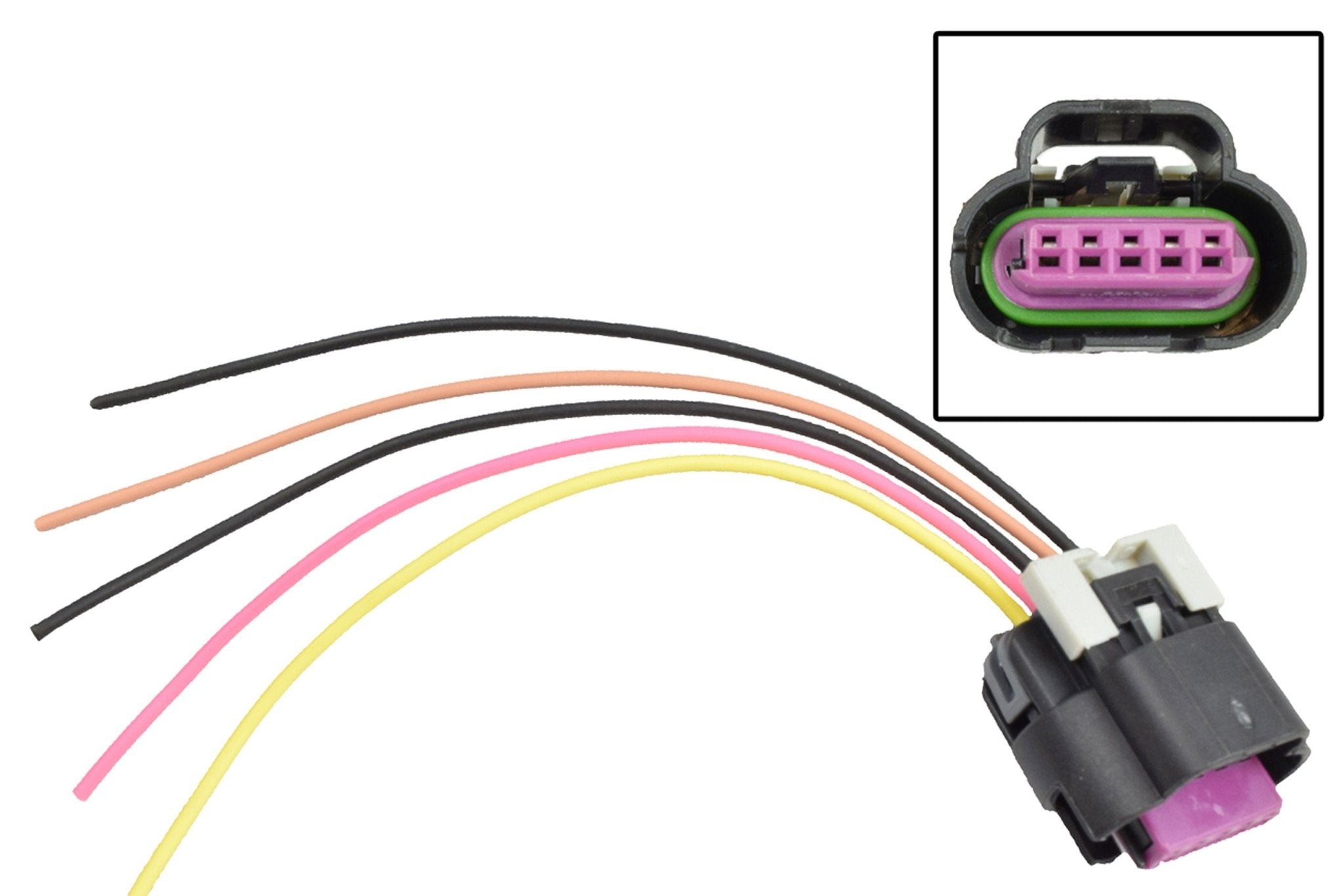 LS Mass Air Flow Connector 5 Wire Harness Pigtail Gen 3 MAF - ICT Billet WPMAF30