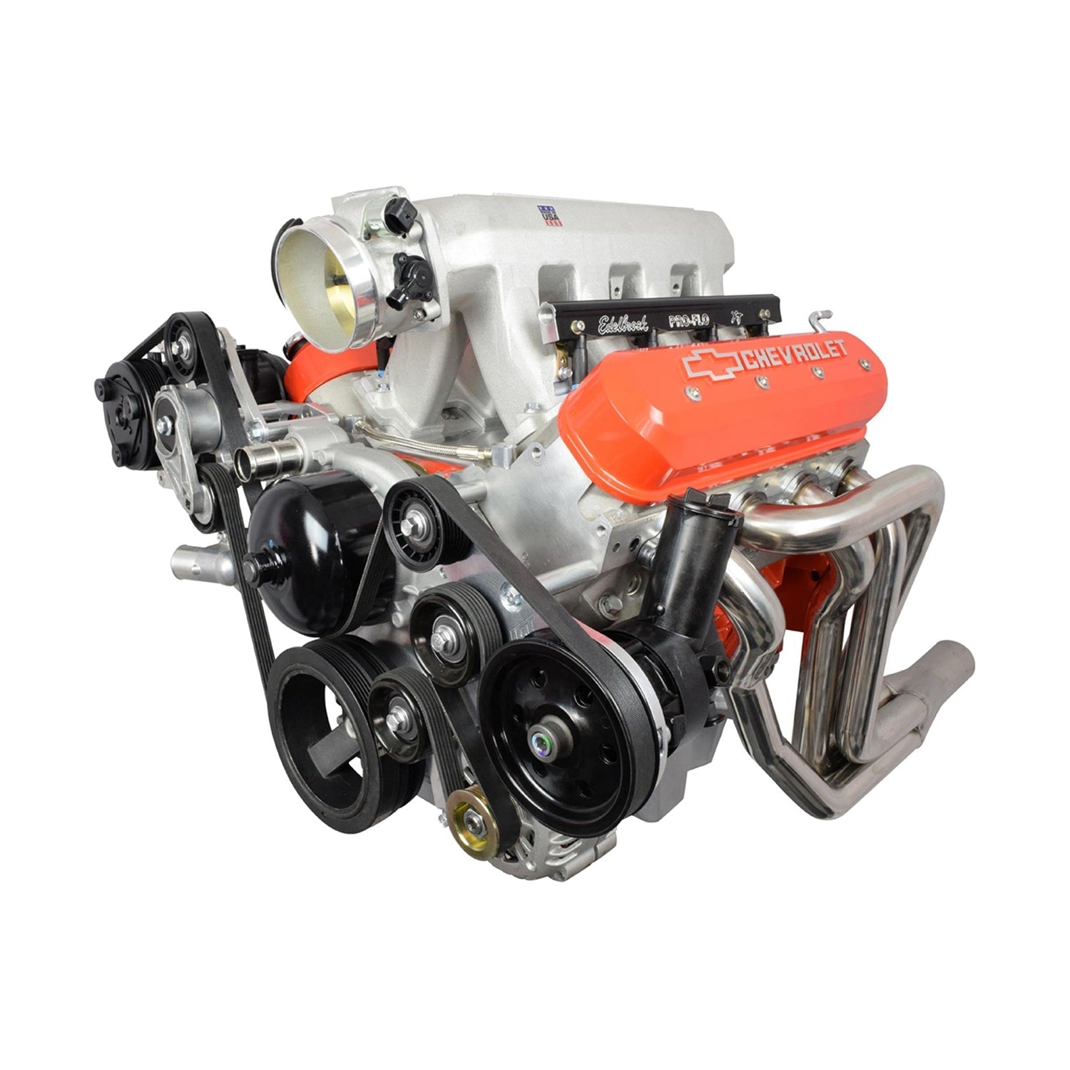 LS OEM Fox Body A/C Compressor Alternator Power Steering Bracket Swap Mustang AC - ICT Billet 551795-2