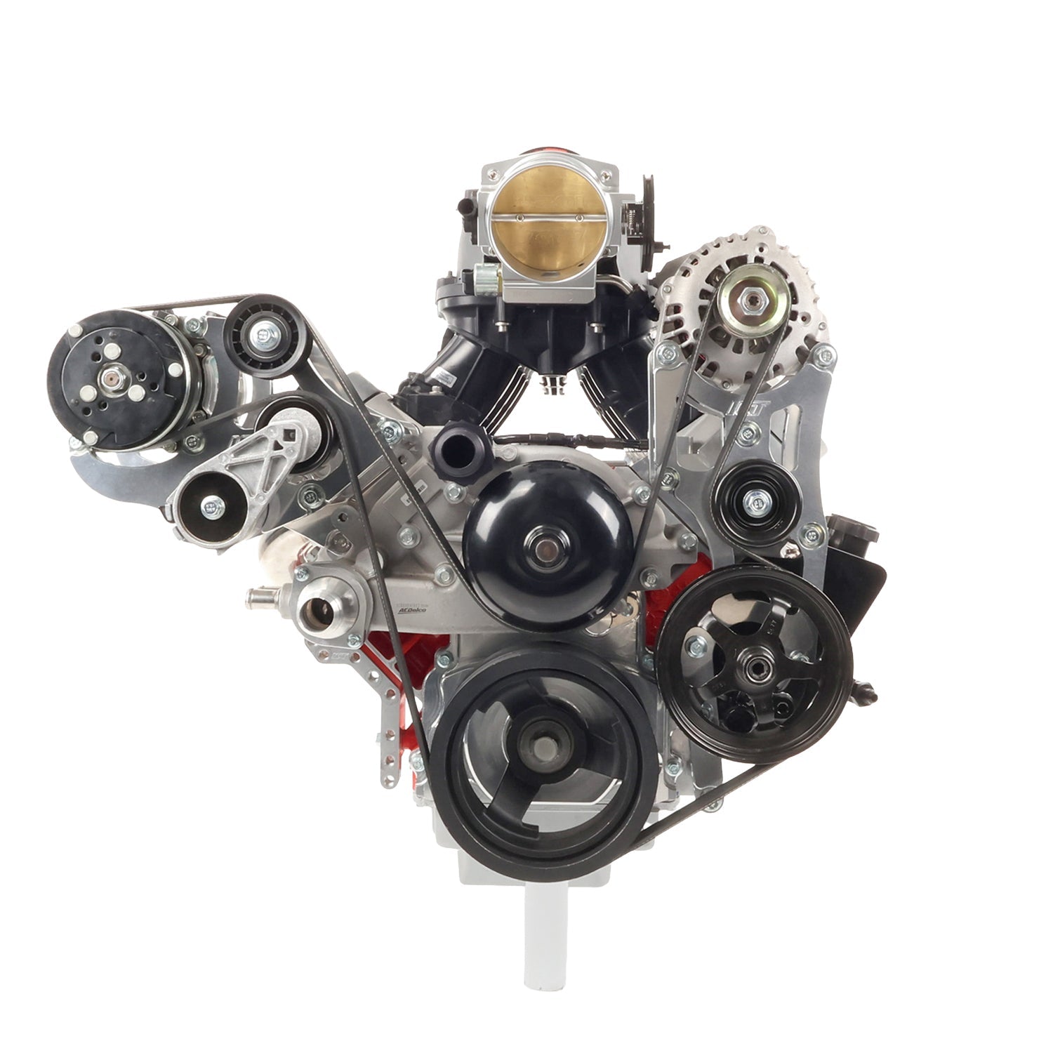 LS OEM Location Truck Alternator & Tight Power Steering Bracket Chevelle Camaro Nova LQ4 - ICT Billet 551747