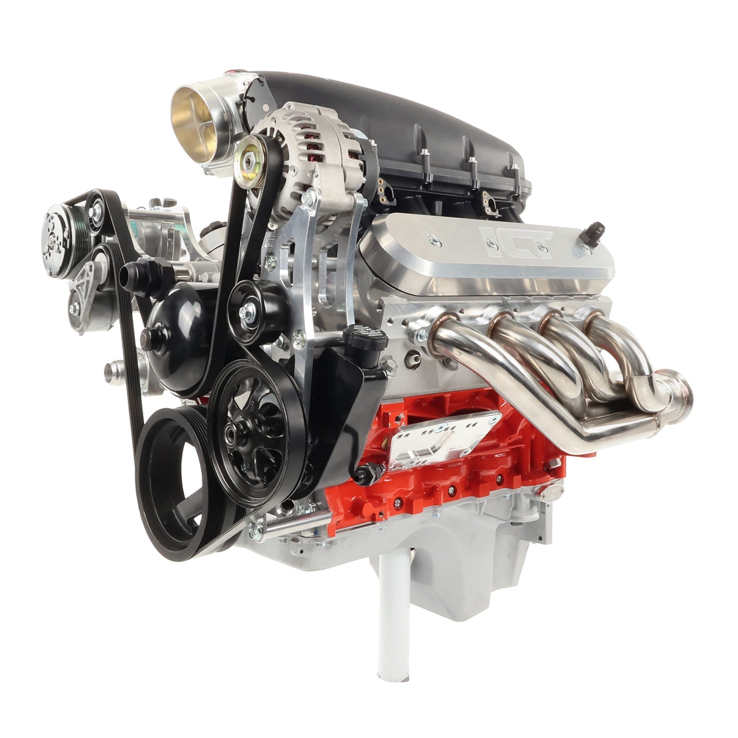 LS OEM Location Truck Alternator & Tight Power Steering Bracket Chevelle Camaro Nova LQ4 - ICT Billet 551747
