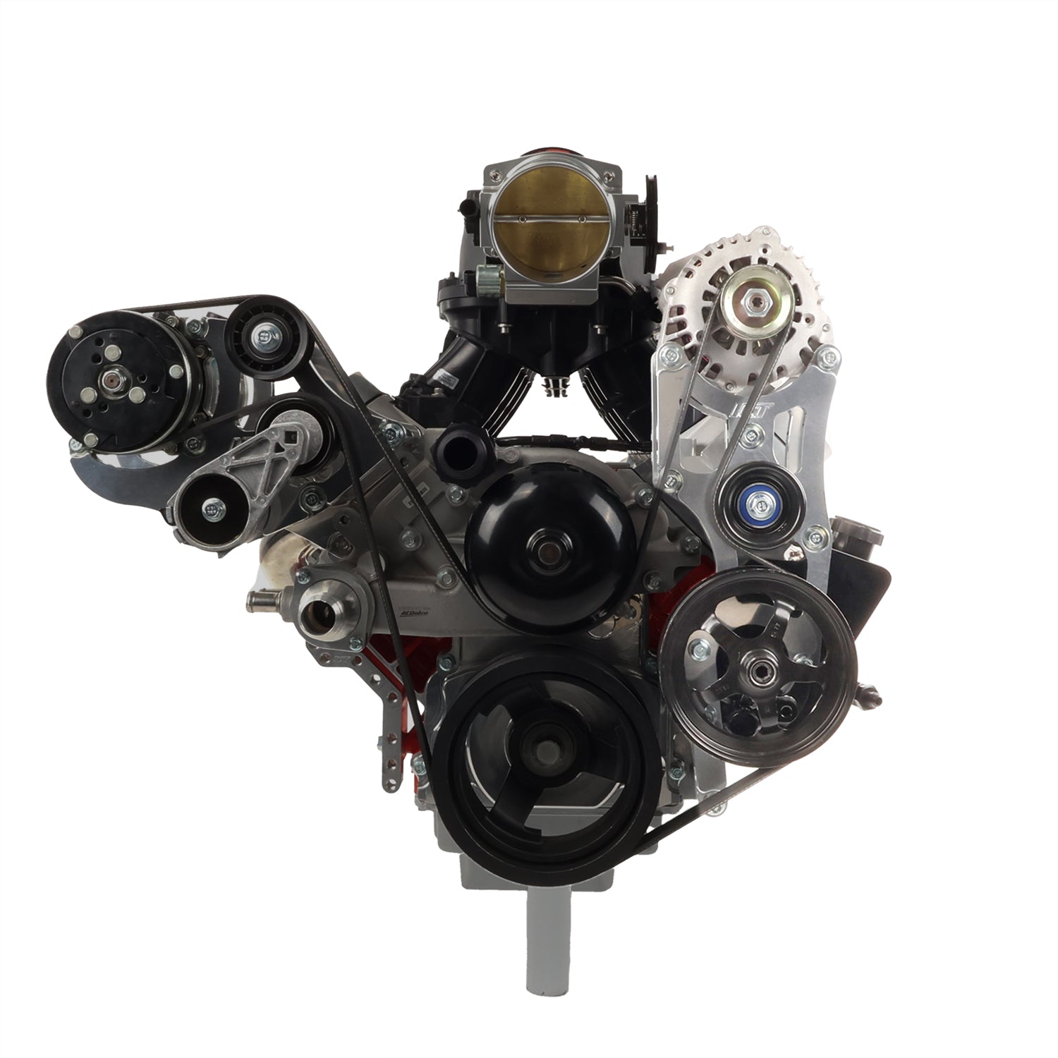 LS OEM Location Truck Alternator & Tight Power Steering Bracket Chevelle Camaro Nova LQ4 - ICT Billet 551747