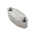 LS Oil Cooler Delete Plate w/ Dual 1/8" 90° - ICT Billet 551533