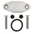 LS Oil Cooler Delete Plate w/ Dual 1/8" 90° - ICT Billet 551533