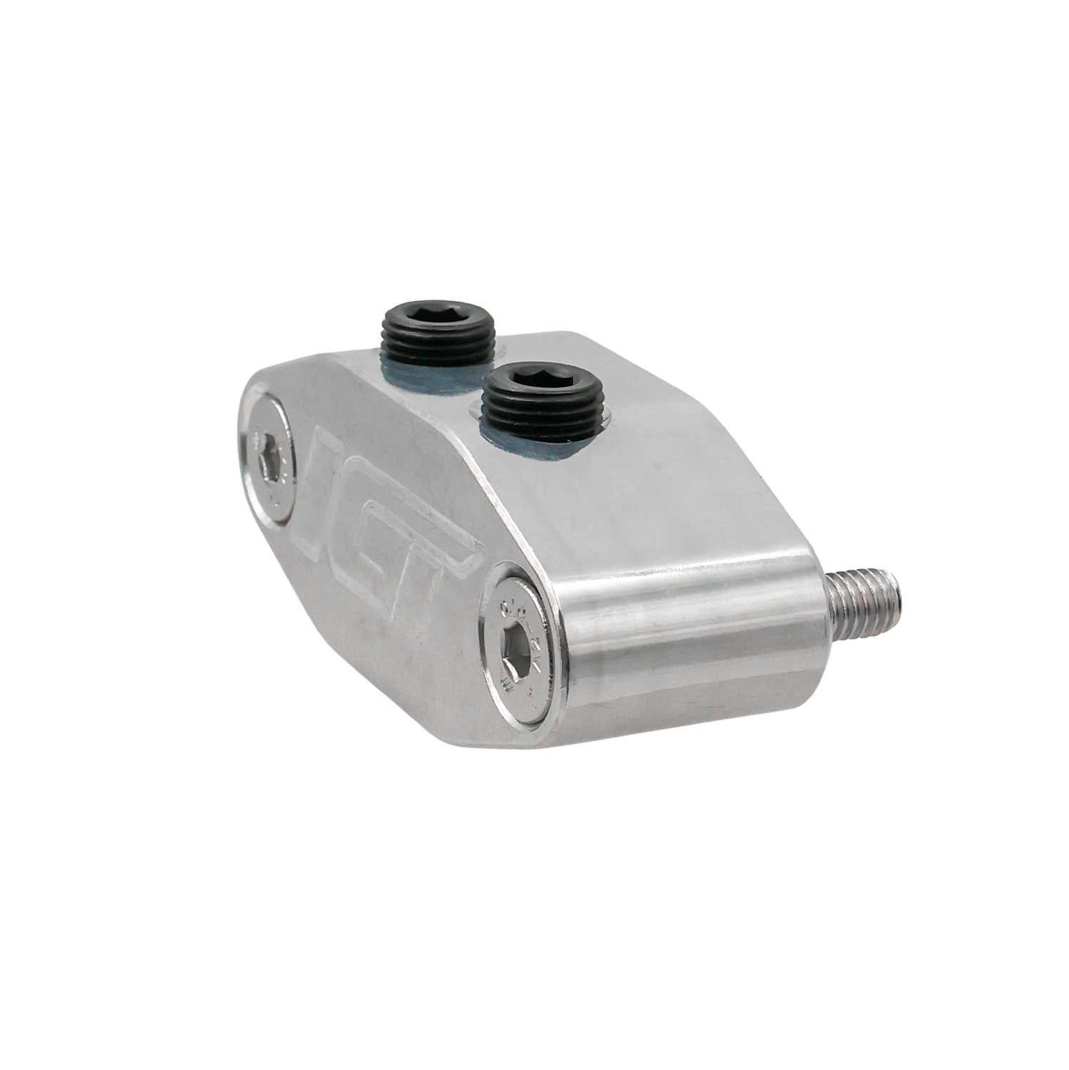 LS Oil Cooler Delete Plate w/ Dual 1/8" 90° - ICT Billet 551533