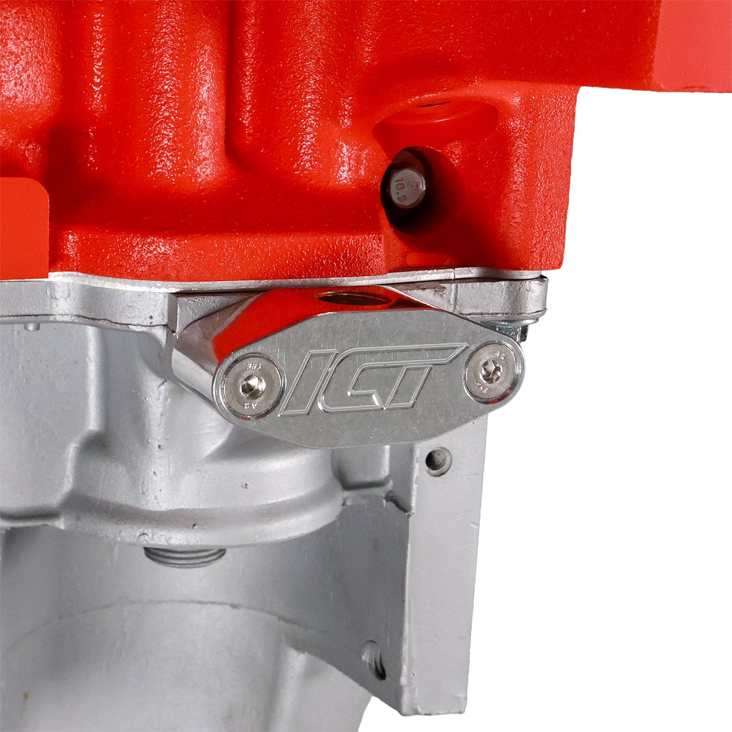 LS Oil Cooler Delete Plate w/ M16-1.5mm 90° - ICT Billet 551534