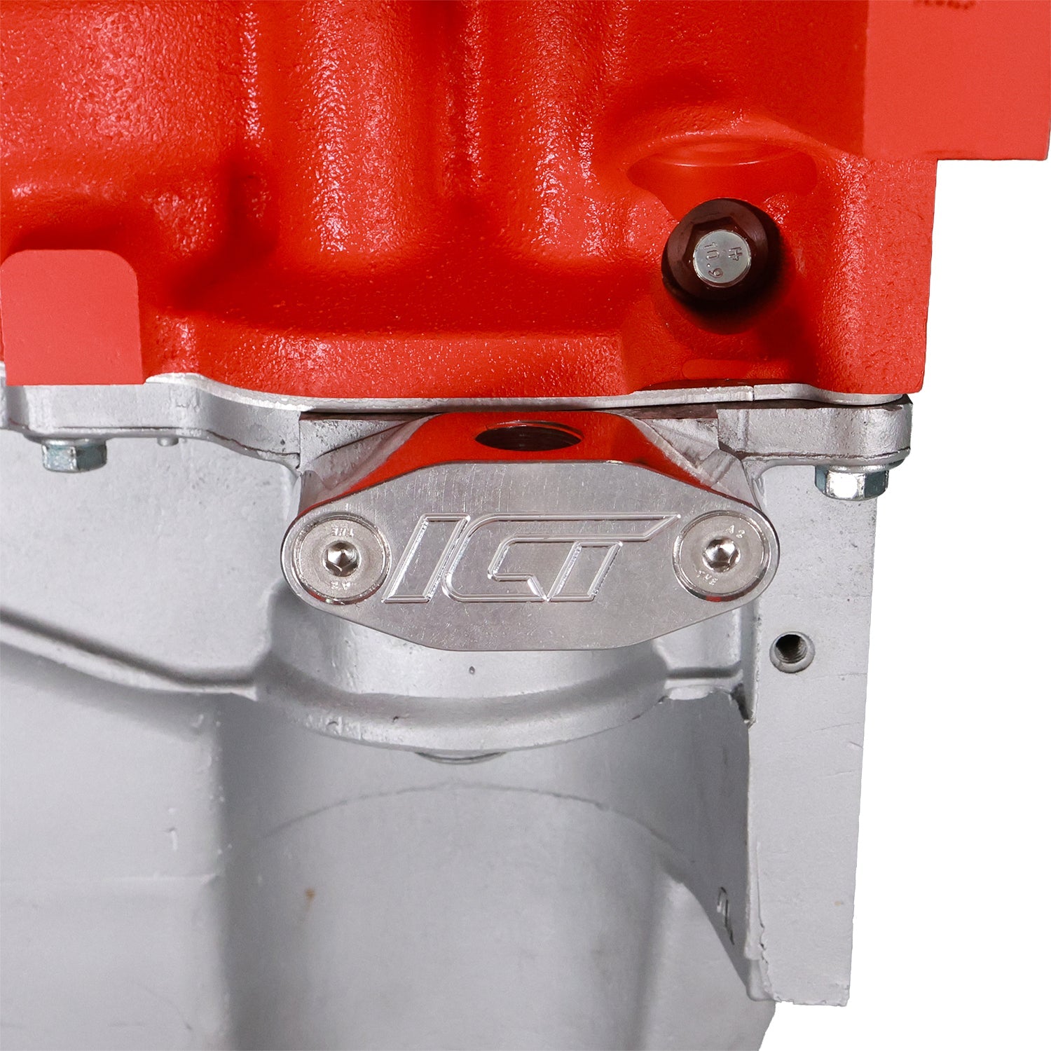 LS Oil Cooler Delete Plate w/ M16-1.5mm 90° - ICT Billet 551534