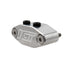 LS Oil Cooler Delete Plate w/ M16 & Dual 1/8" 90° - ICT Billet 551541