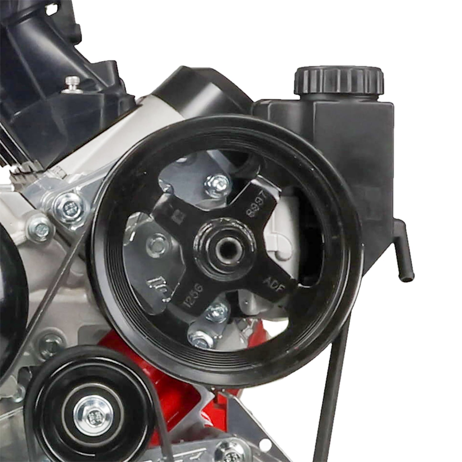 LS Power Steering Pump Bracket - Camaro Spacing - ICT Billet BKT-LS-PS01-2